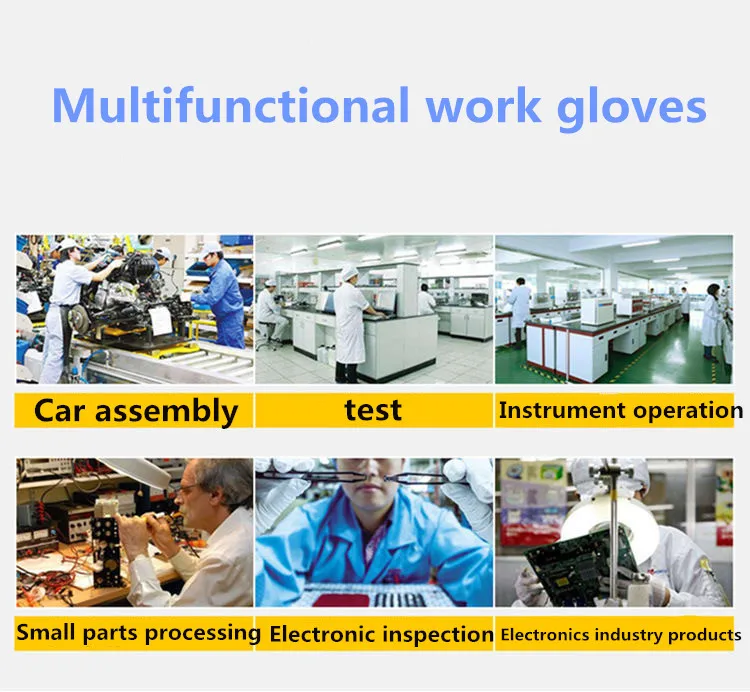 12 Pair Black /Grey/ Horticulture Gloves Safety Work Gloves Repair Gloves Palm Coated Gloves Carpenter Repairman Supplies