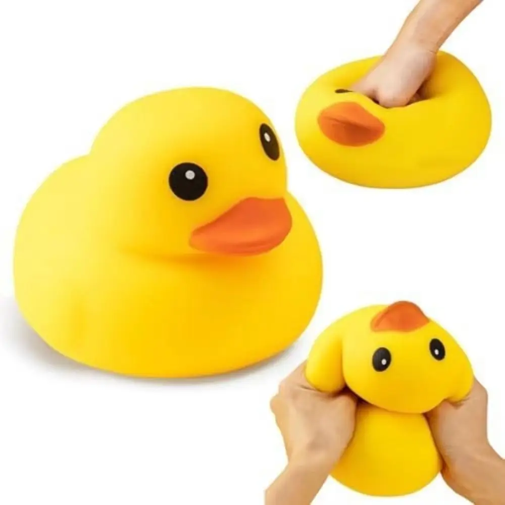 Giant Duck Squeeze Toys Pinch Toy Soft Anti-Stress Stress Relief Fidget Toy TPR Squishy Toy Sensory Stress Toy Kids Adults Gifts