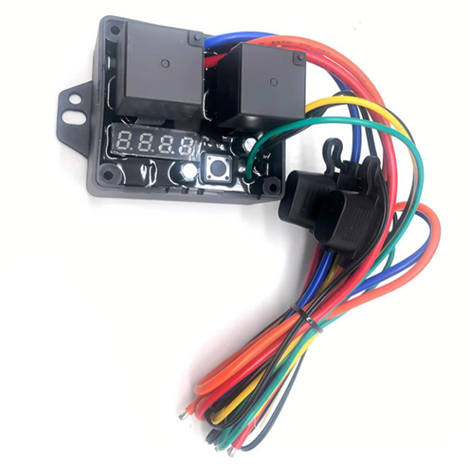 

12V/24V Digital Radiator Fan Controller Wear Resist LED Display Fan Switch Kit Digital Heatsink Fan Controller Car Accessories