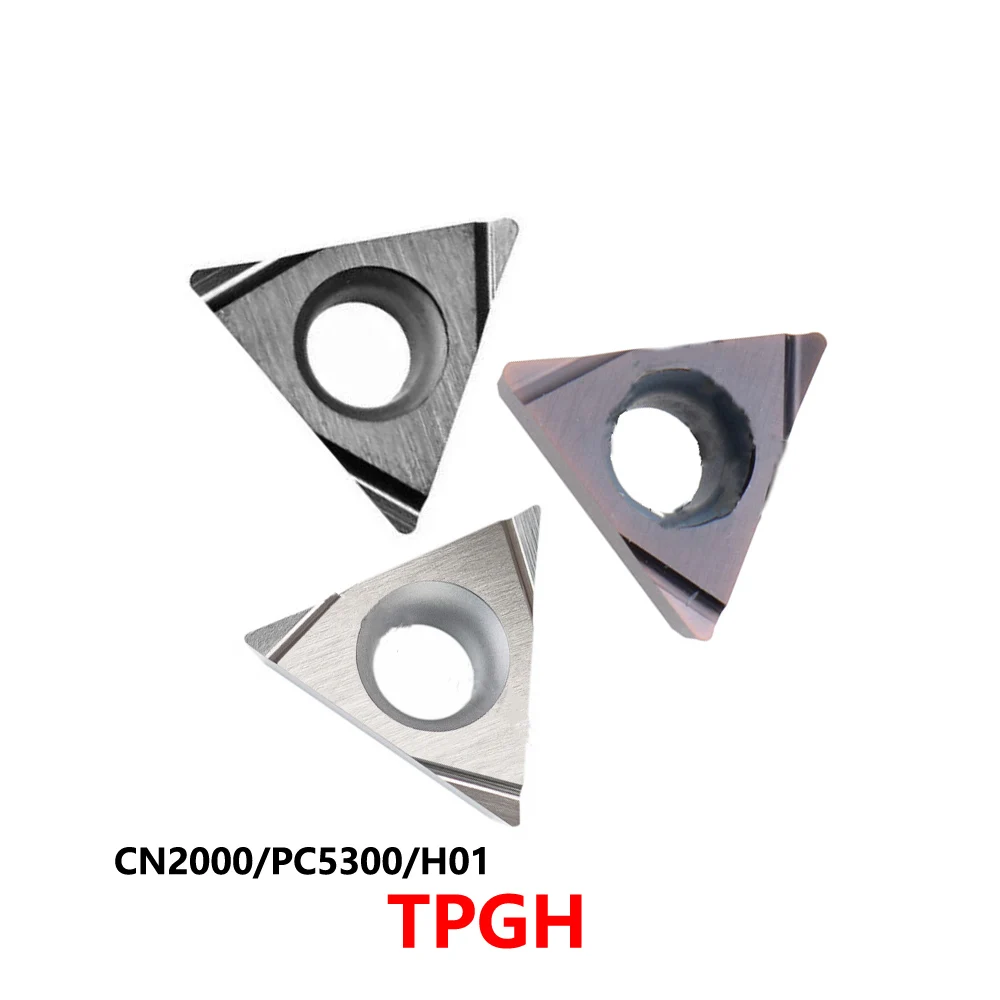 

Original TPGH080202L TPGH080204L TPGH090202L TPGH090204L TPGH110302L TPGH110304L CRT CN2000 PC5300 H01 Carbide Inserts CNC TPGH