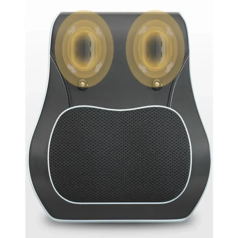 

Home Office Car Use Massage Pillow Deep Kneading Shitasu Neck Massager Black Leather Body OEM Power Color Relax ABS