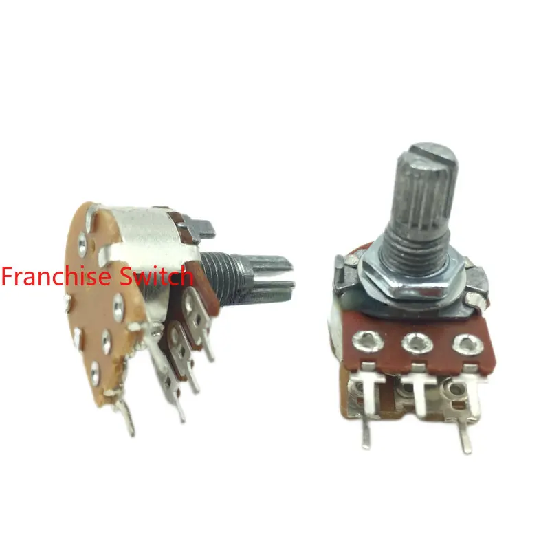 10PCS Dimming Potentiometer Brand New Single Link Switch  148 B5K 5-pin Speed Regulating  16 Type 1