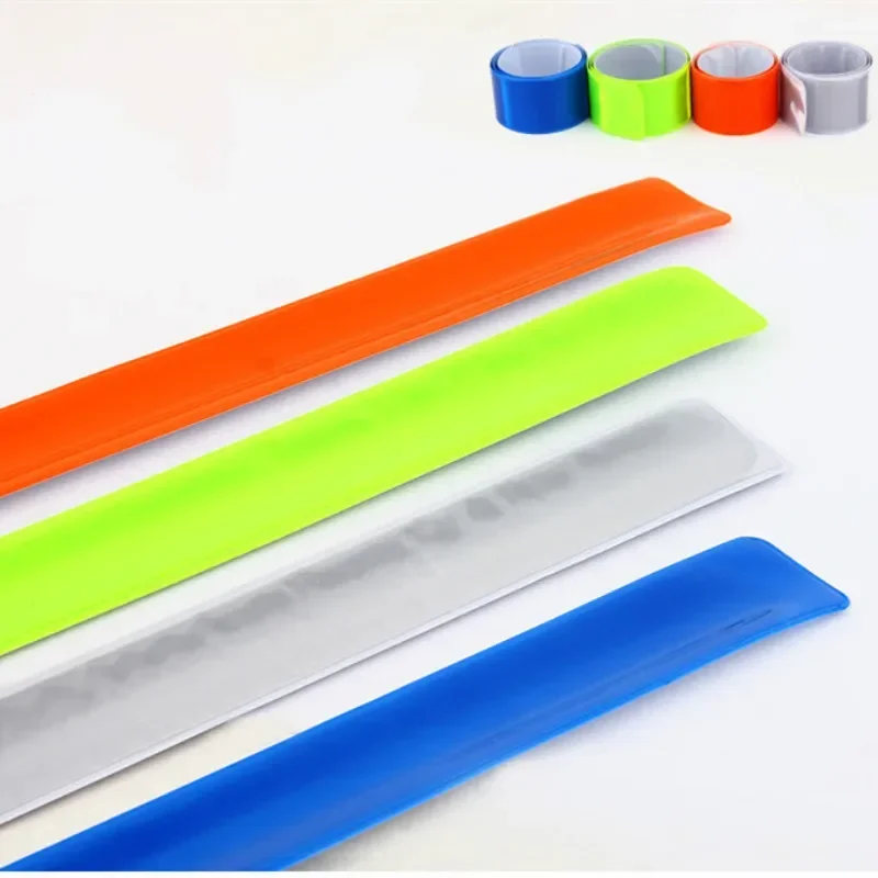 40*3cm Running Fishing Cycling Reflective Strips Warning Tape Bike Safe Bicycle Pants Leg Strap Reflector Tape Sticker