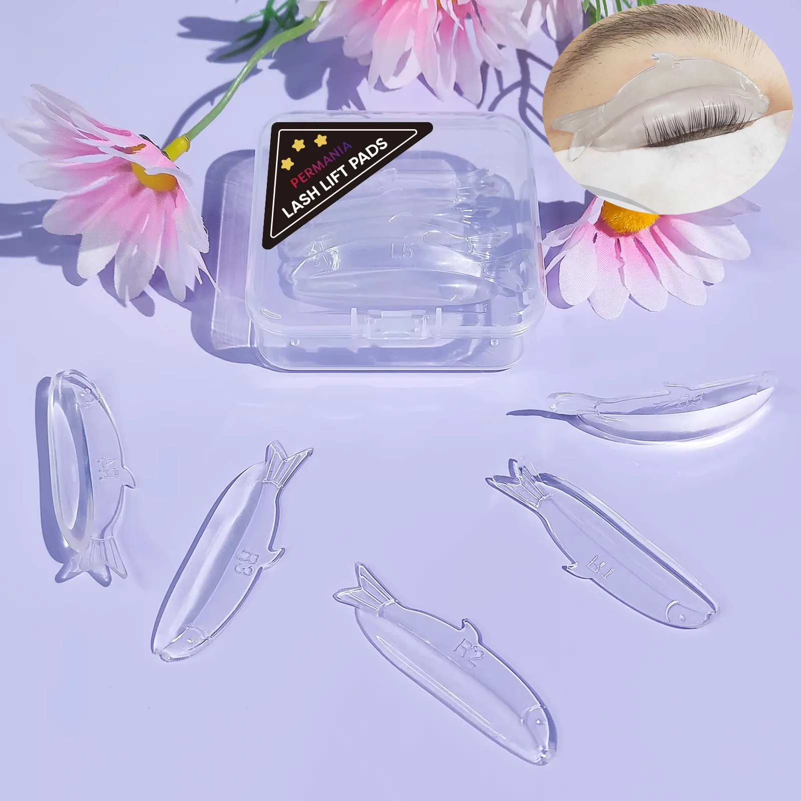 بيرمانيا 4 باريس سيليكون تجعيد الشعر رمش بيرم قضيب درع لاش رفع منصات رفع رمش بكرة الشعر اكسسوارات رمش رفع أدوات #1