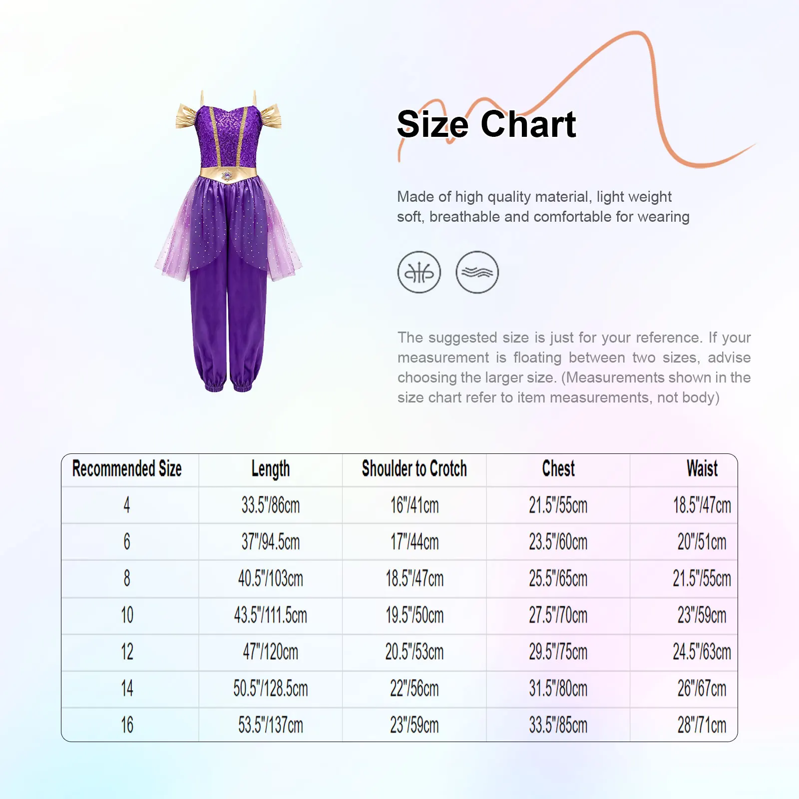 Girls Sequined Tulle Overlay Jumpsuit for Girls Arabian Princess Costume Belly Dance Rompers for Halloween Carnival Dress-up - view 6