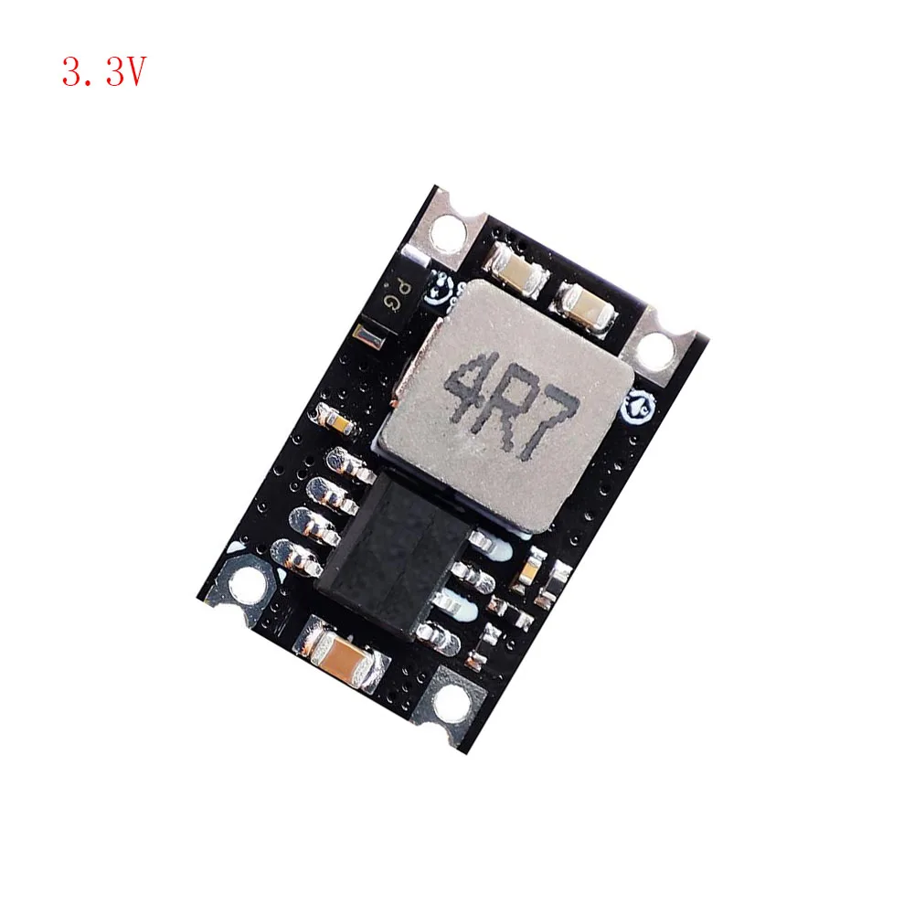 Módulo convertidor Buck Mini DC-DC, regulador de voltaje CC, placa PCB, reductor, fuente de alimentación, 3A, 5V-30V a 3,3 V, 5V