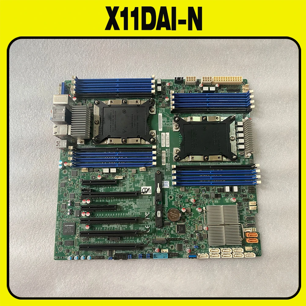 Placa base para estación de trabajo dual Supermicro X11DAI-N, Chipset LGA3647, C621