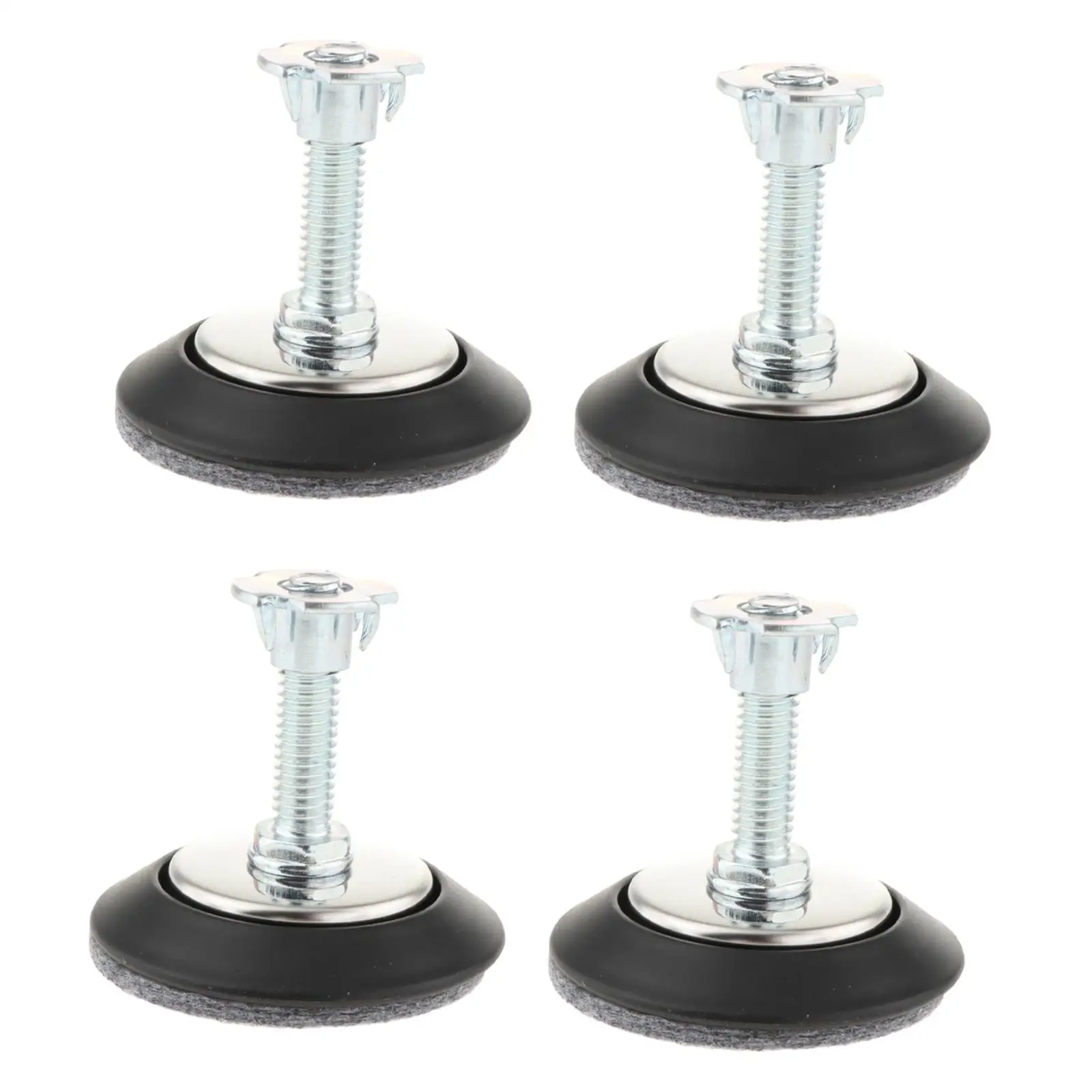 

4x Pool Table Leg Levelers Versatile Easy Installation Spare Parts Leveling Risers Billiard Table Accessories for Soccer Tables