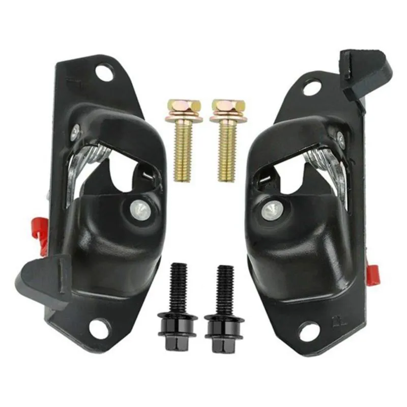 NCSMT 1Pair Tail Gate Latch Lock Striker & Bolt Kit 15921949 15921948 for Chevy Silverado GMC Sierra 1500 2500 3500 1999-20