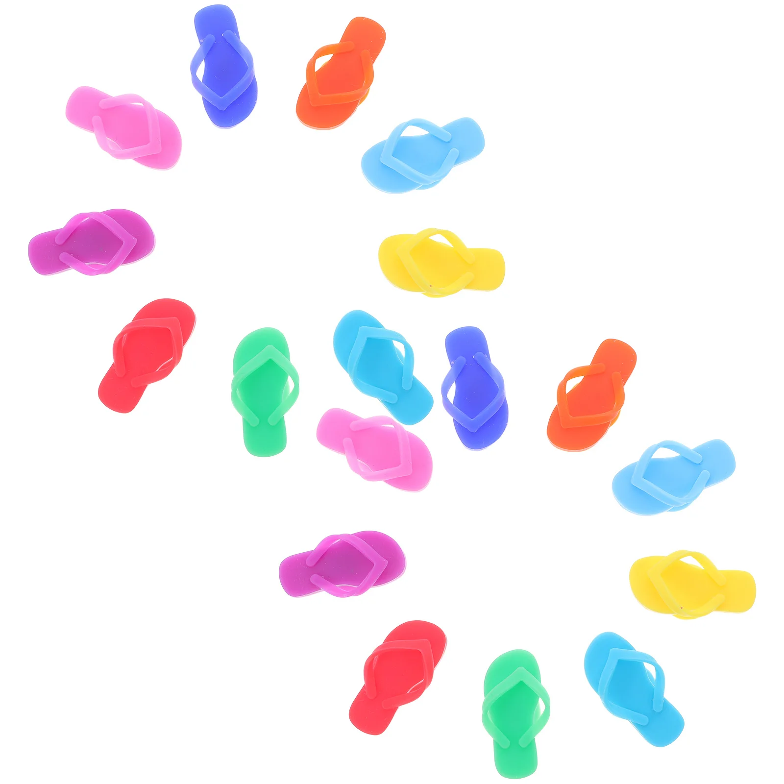 

18Pcs Silicone Wine Glass Markers Slipper Suction Cup Design Drink Identifiers for Bar Party Home Drink Makers