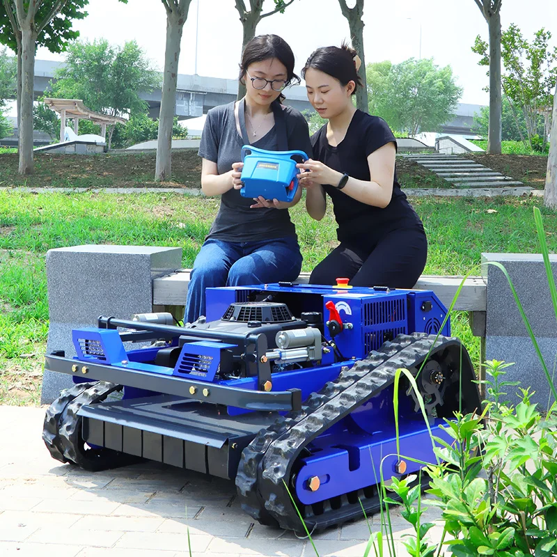 맞춤형 공장가 550mm 4행정 원격 제어 잔디 깎는 로봇, 제로턴 잔디 관리 로봇
