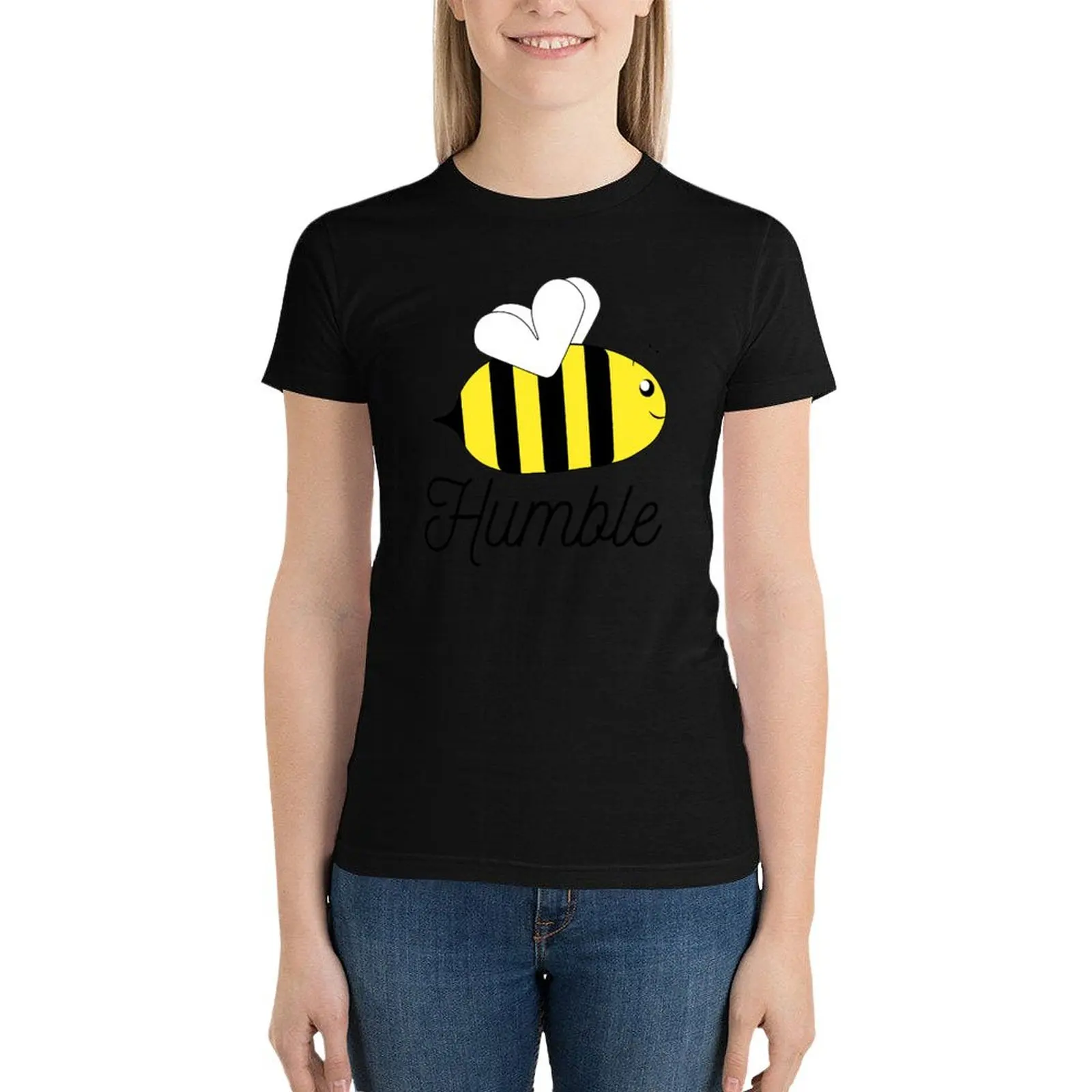 

Bee Humble T-Shirt cute tops anime clothes korean fashion Women's tee shirt