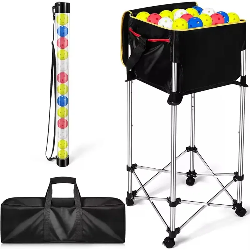 Sharewell Hot Selling Tennis Ball Trolley Tennis Pickleball Ball Training Cart With Silent Wheels  Tennis Pickleball Court Train