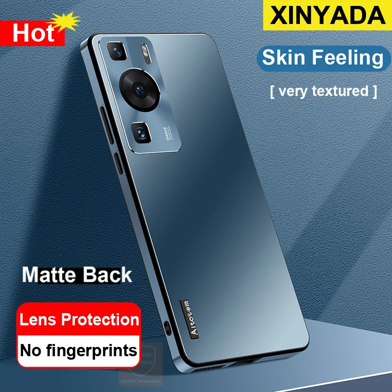 

For Huawei P60 Pro Brand Phone Case Skin Feeling Matte Case For Huawei P60 Pro Back Cover Fashion Airbag Shell Armor Funda Coque