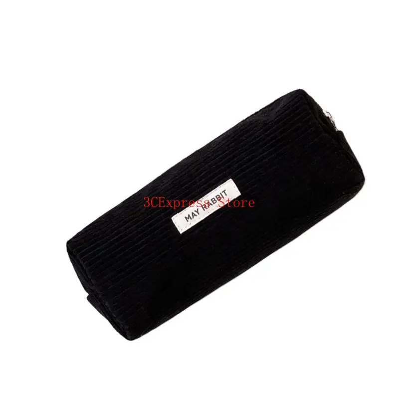 حقيبة قرطاسية حقيبة قلم رصاص Corduroy Case Case Pencizers PEN CARGE