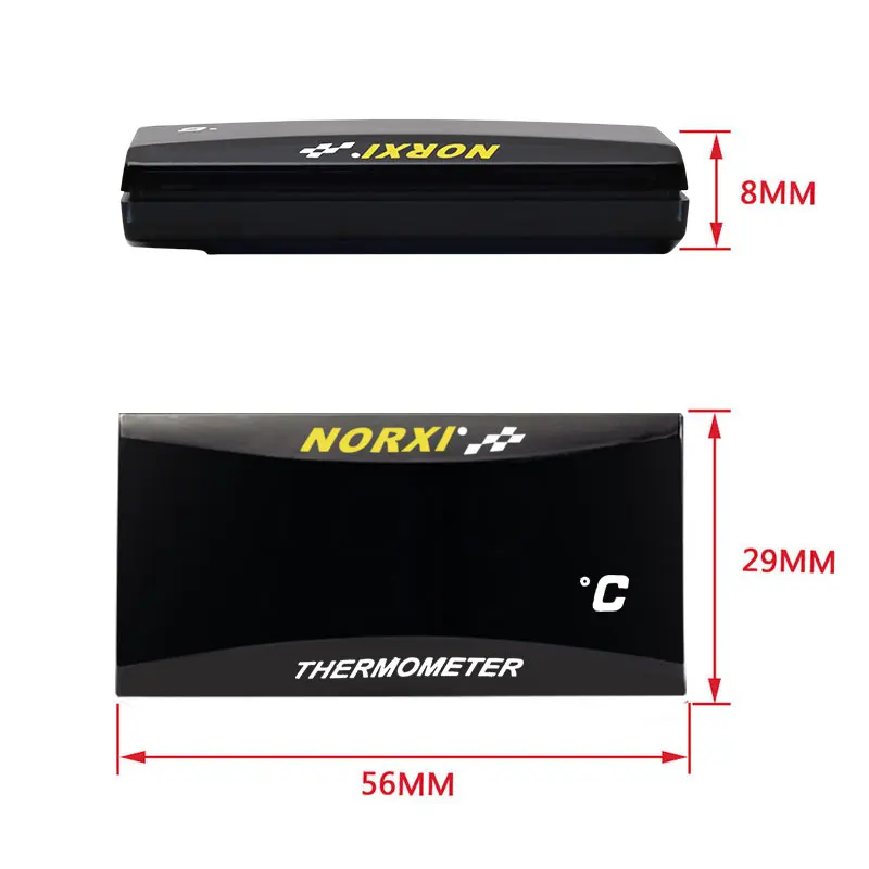 Termómetro de temperatura del agua para motocicleta, medidor Mini norxi para XMAX250 300 NMAX CB 400 CB500X, medidores de Sensor