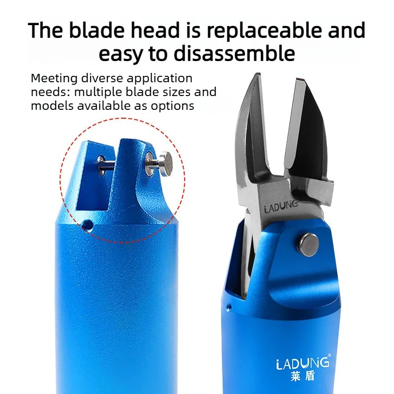 LADUNG Pneumatic Air Nipper Blade Shear Head Industrial N30AJ163/N30AJL Plastic Sprue Cutter for NS/NR-30 Cylinder Accessories