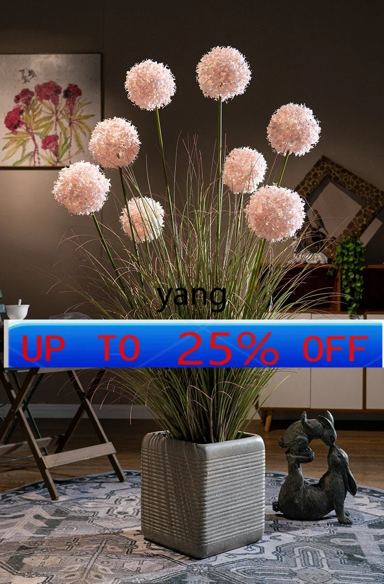 

LMMSimulation Hydrangea Reed Grass Green Plant Landscape Plastic Bionic Fake Floriculture Plant Ornaments