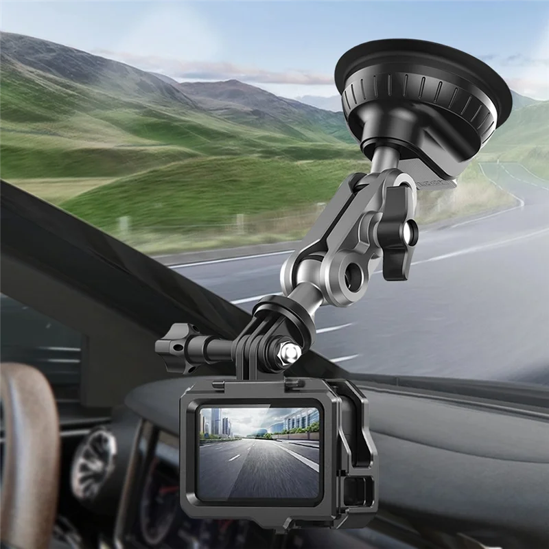 

-A99Z 1 4 Inch Car Camera Holder Car Camera Suction Mount For Gopro Insta360 DJI Action Camera