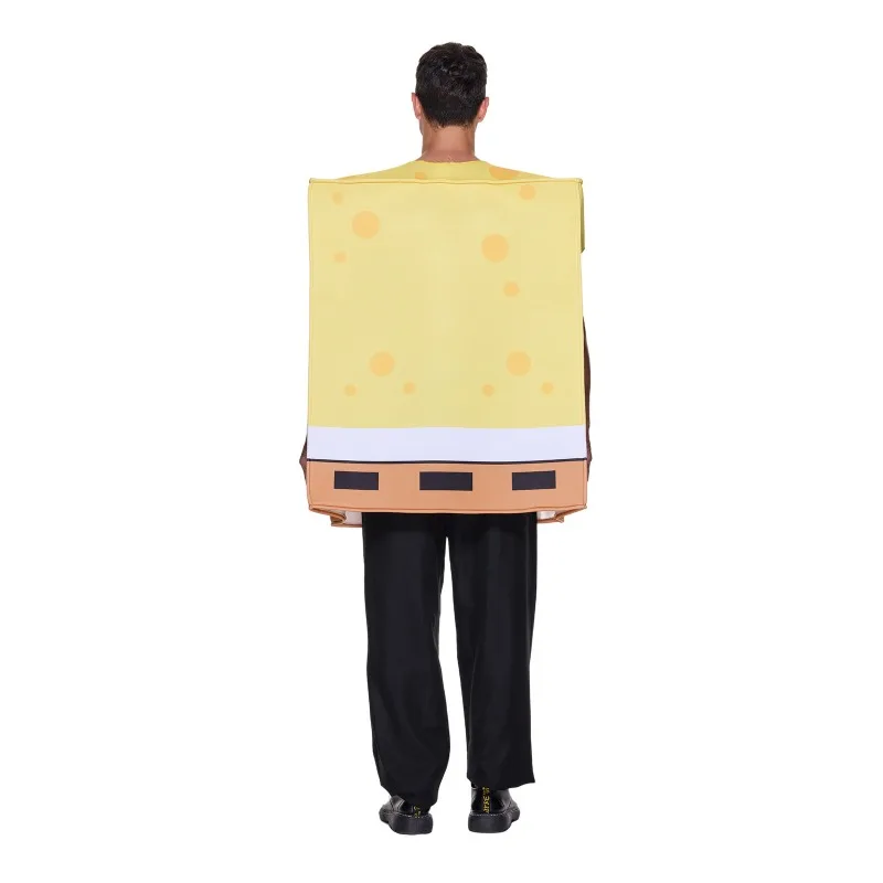 Neues Halloween Cosplay Kostüm Patrick Star SpongeBob Schwammkopf Bodysuit Anime Themenparty Rollenspiel Outfits für Unisex