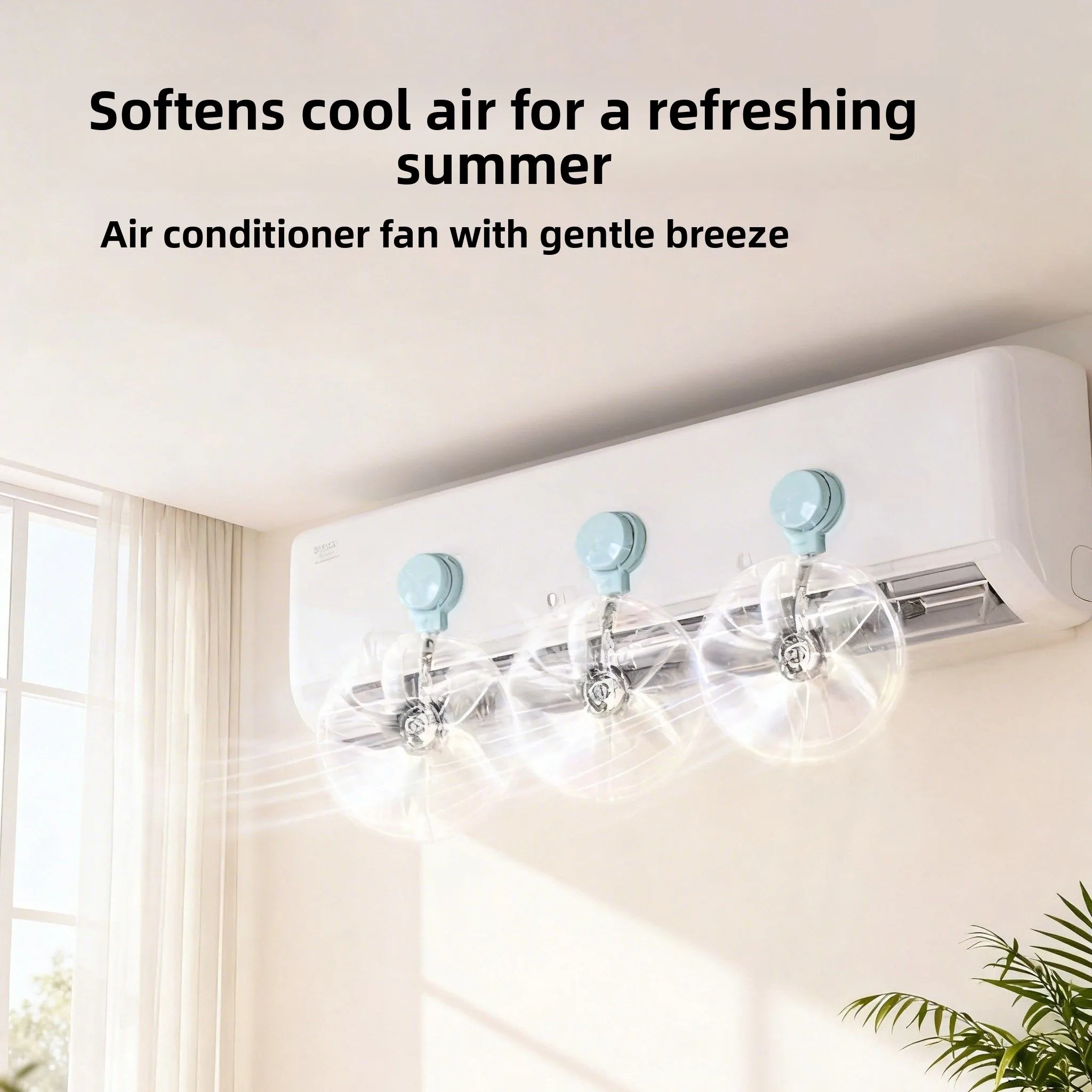 

Ac Wind Directional Fan Air Conditioner Wind Deflector Absorbing Pump Direct Blow Protection Good Item Wind Guiding Device