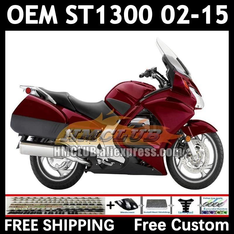 STX1300 For HONDA Pan European ST1300 88No.35 ST-1300 ST 1300 02 03 04 05 06 07 08 09 2010 2011 candy red 2012 2015 Fairings