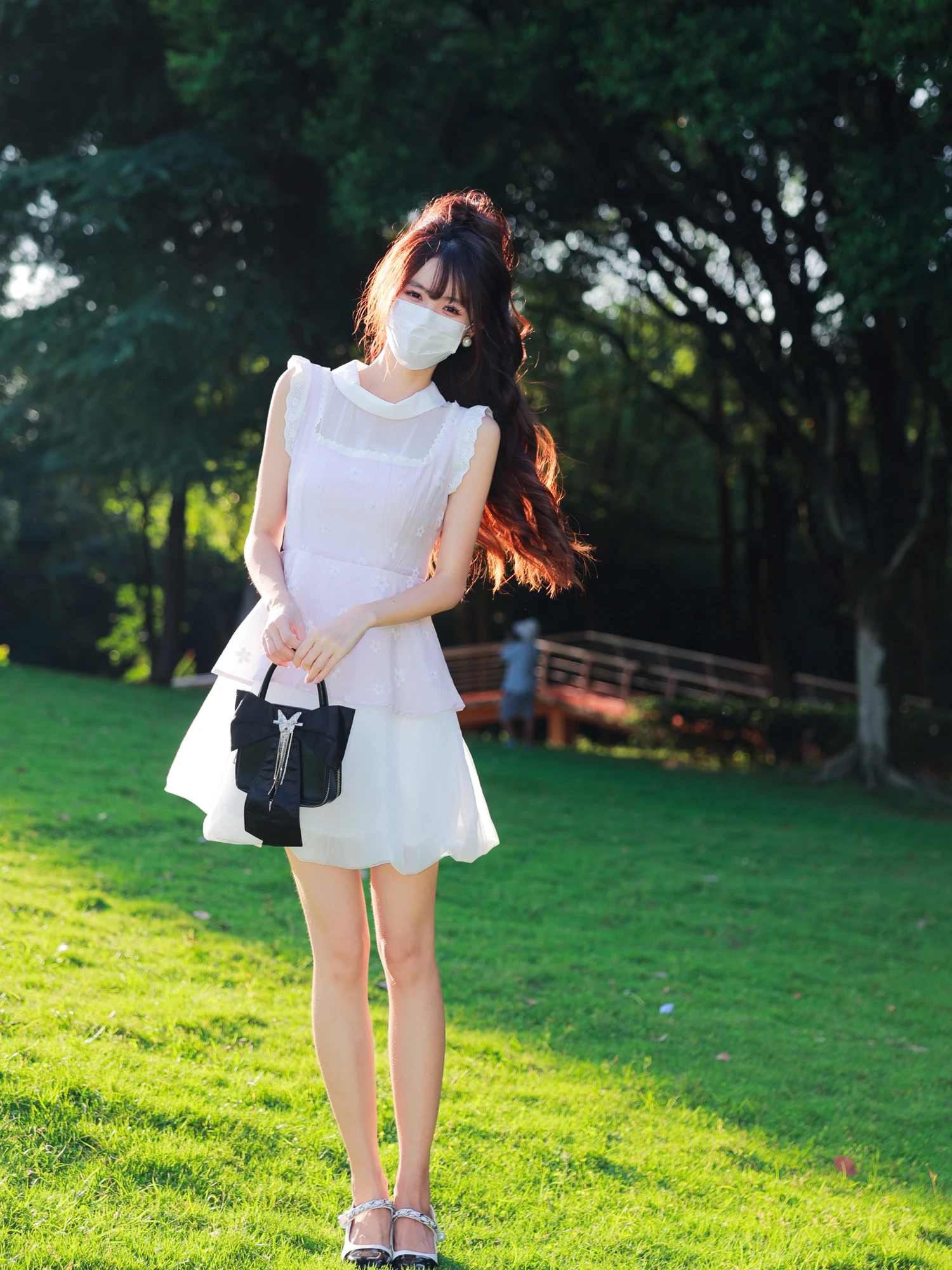 

Элегантное платье в стиле принцессы с цветочным принтом, весеннее, уникальное, красивое, с эффектом двухслойности, с завышенной талией, из полиэстера, с рукавами-крылышками, А-силуэт