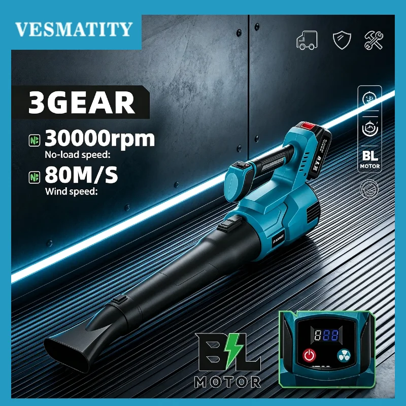 vesmatity-3-speed-cordless-leaf-blower-super-powerful-snow-dust-cleaning-blowing-tool-for-makita-18v-20v-battery-max-unit