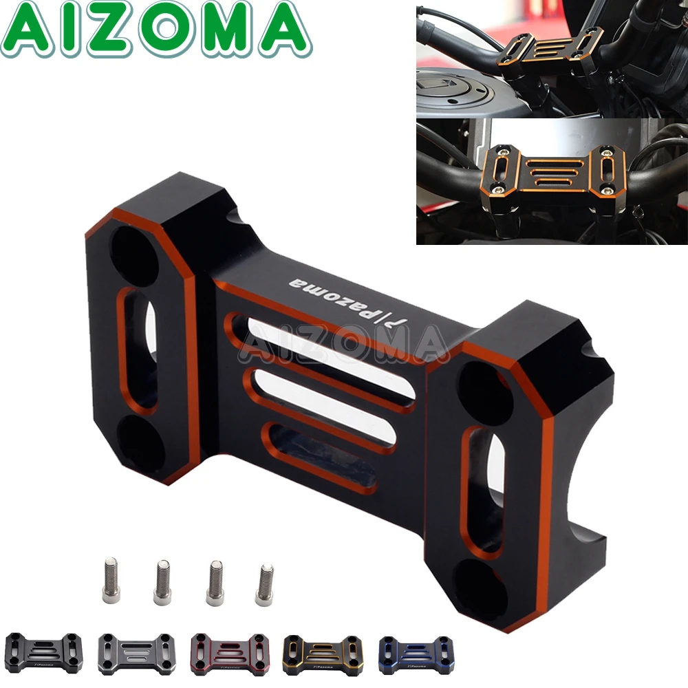 Motorcycle Handlebar Risers Handle Bar Riser Top Cover Clamp For  Harley Pan America 1250 RA1250 Special RA1250S CVO 2021-2024