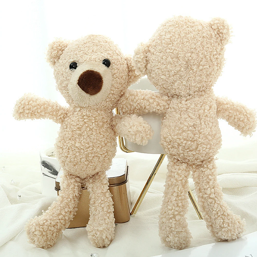 1pcs Small teddy bear dog plush toy doll cute Mini Doll Pet Chew Toy