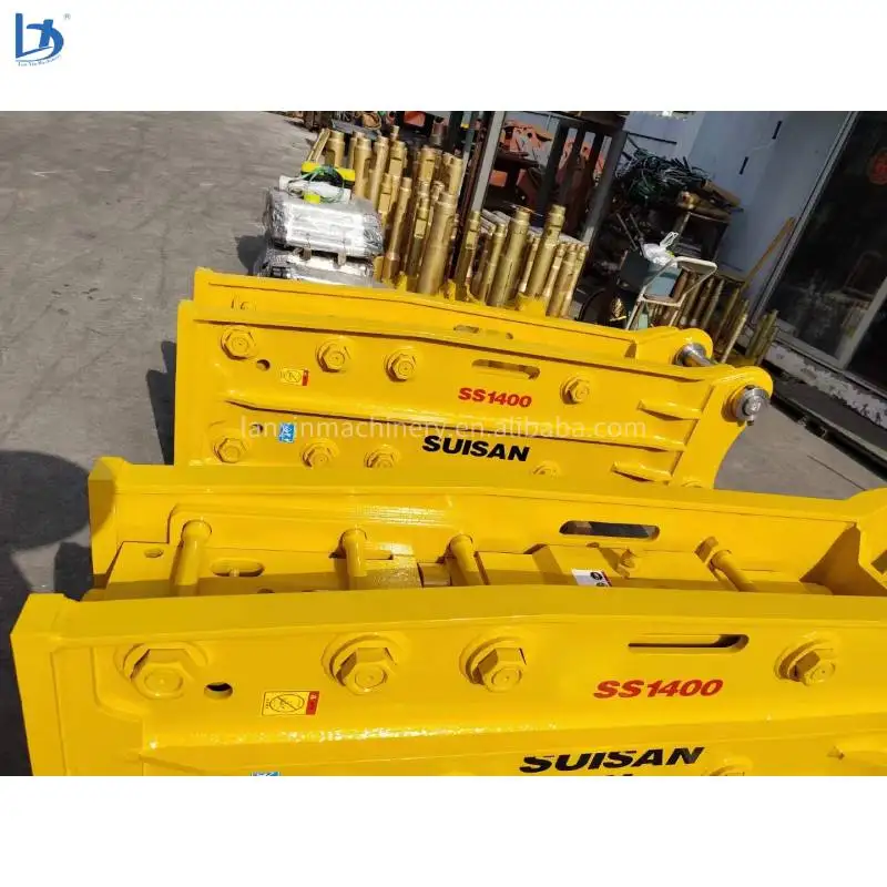 LANXIN High quality excavator side hydraulic crushing hammer Excavator S1400 crushing hammer is suitable for Shuishan