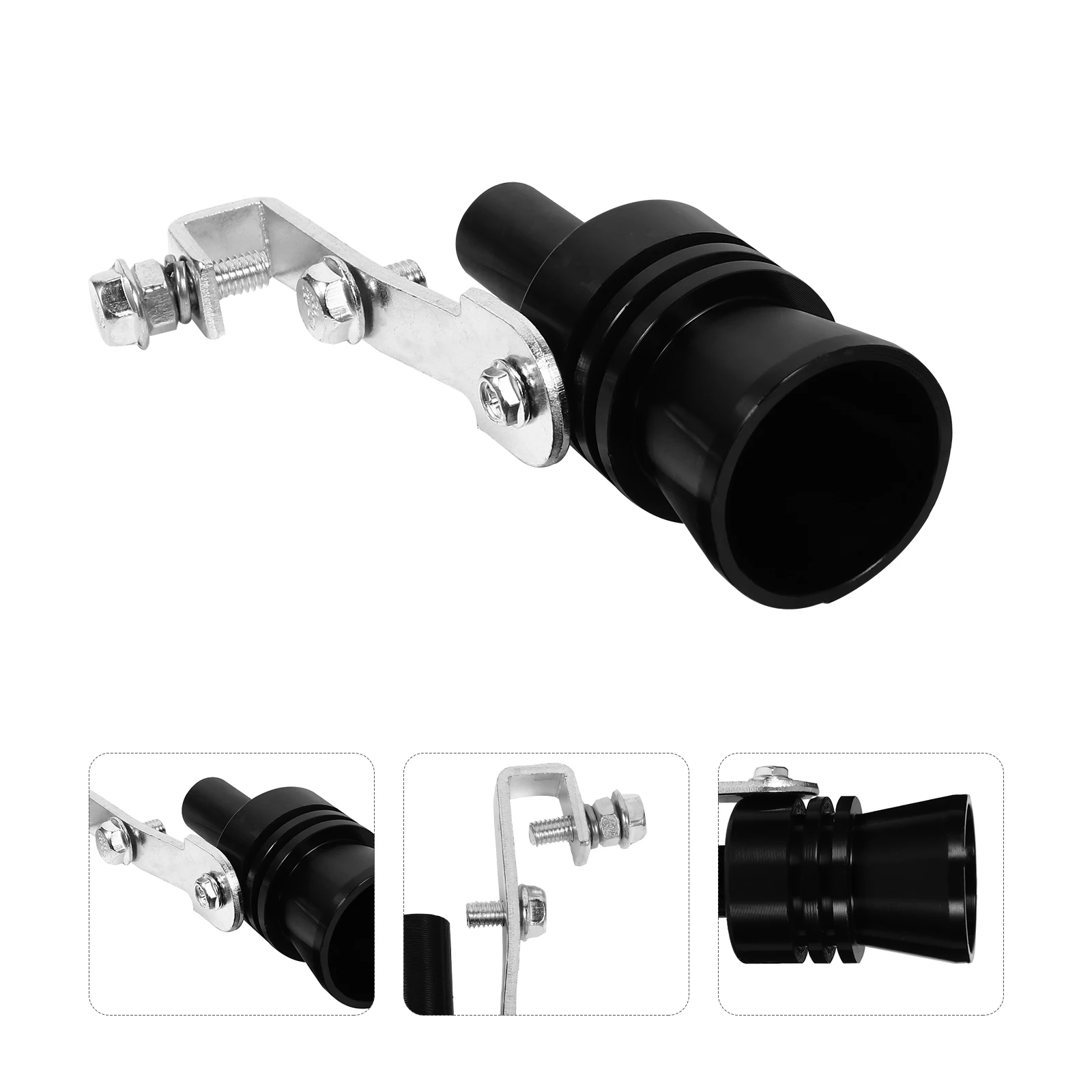 

Aluminum Whistle Sounder for Exhaust Pipe Cars Universal Durable Corrosion Resistant Blow Off Simulator Muffler Engine