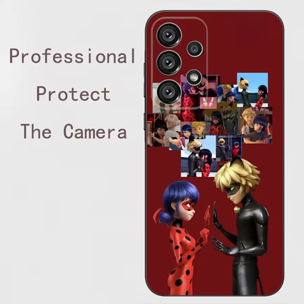 T-Tales of Ladybug  Phone Case For Samsung Galaxy A91,A80,A73,A72 ,A71,A53A52,A32 ,A31A22,A21s,A20,Black Cover