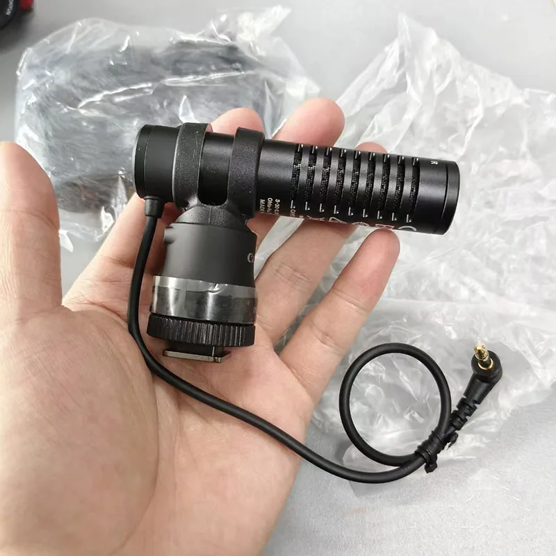 

Новый стереомикрофон MIC DM-E100 без ветрового экрана для камеры Canon R5 R6 90D M50 M6II 200D G7X mark III (без коробки)