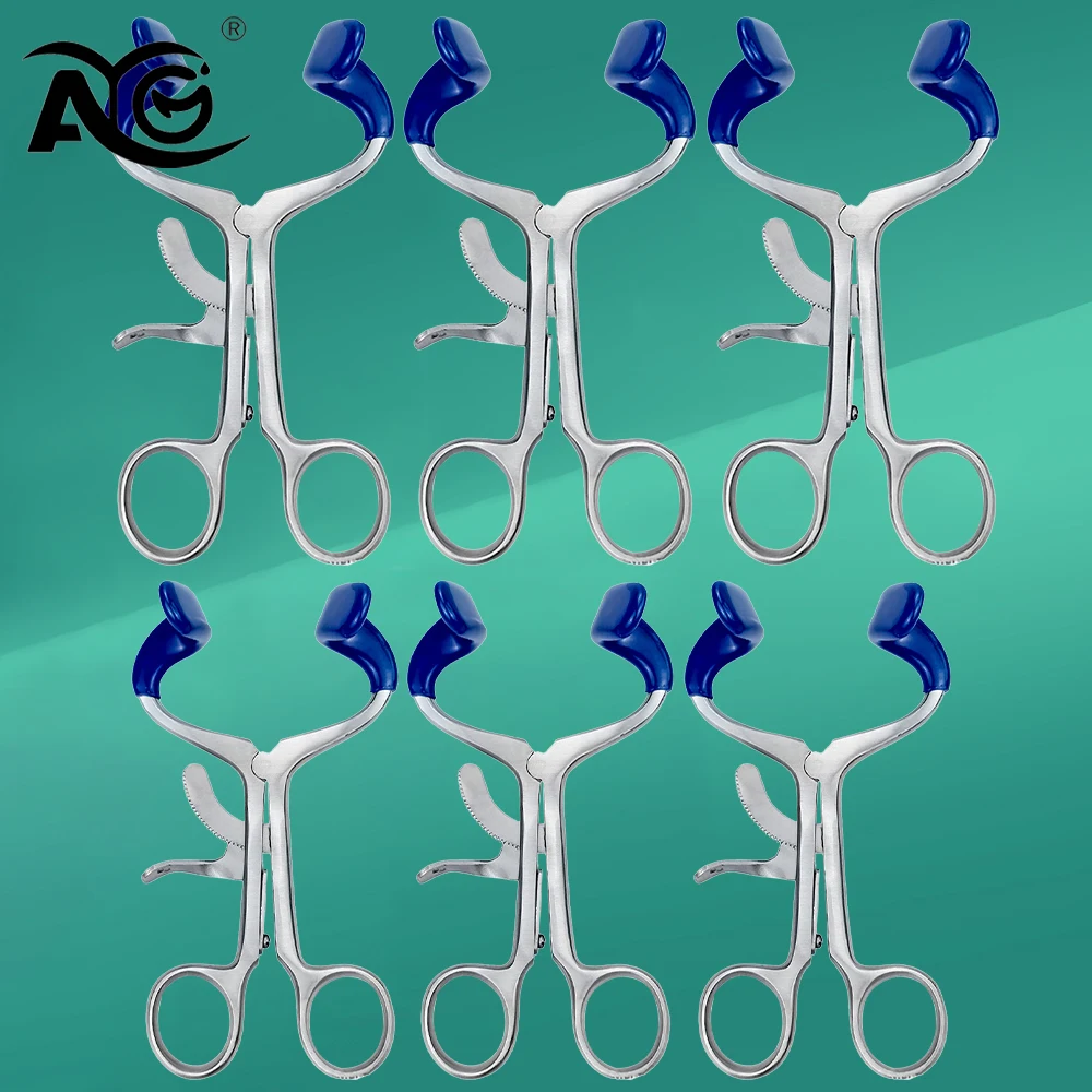 

AG 3Pcs Dentistry Metal Cheek Lip Retractor Stainless Steel Mouth Opener Cheek Expander Orthodontic Dentist Tools