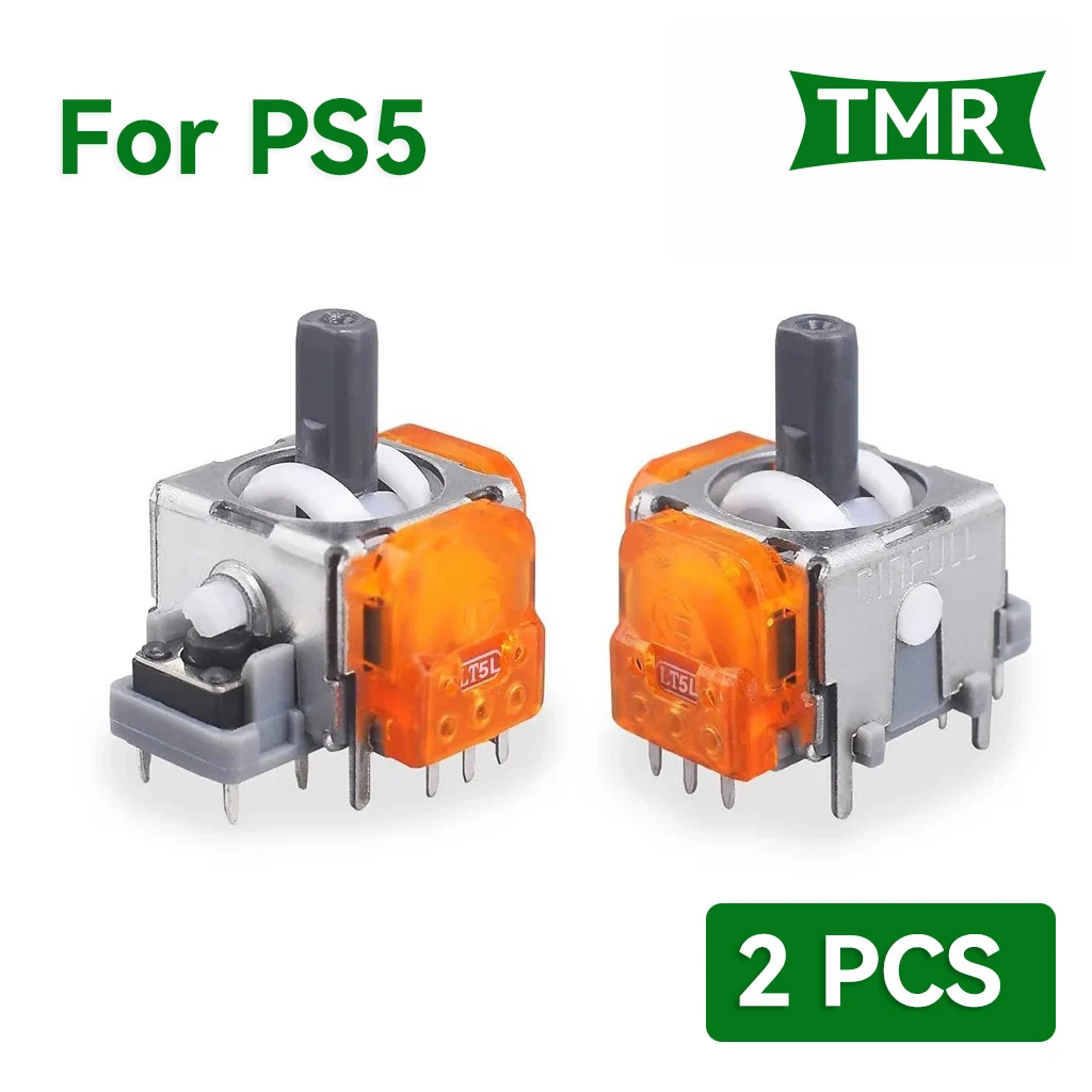 TMR Elektromagnetischer Joystick für PS5-Controller, Thumbstick No-Drift, Upgrade-Ersatzset, Gamepad, 3D-Analogsensor-Zubehör
