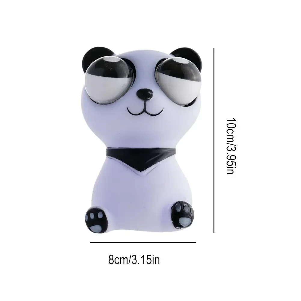 Große Augen Panda Dekompressionsspielzeug Tier Squeeze Antistress Spielzeug Schwarz Weiß Panda Puppe Stressabbau Prise Langsam Rebound Lustiges Spielzeug