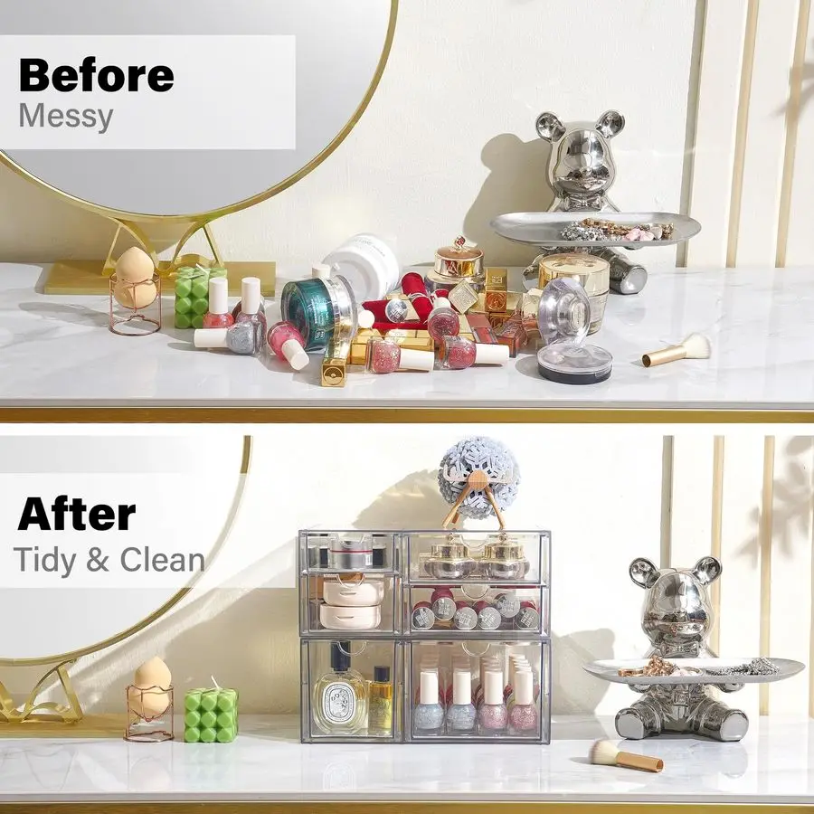 6-Drawer Acrylic Organizer Set (2-Pack) 5