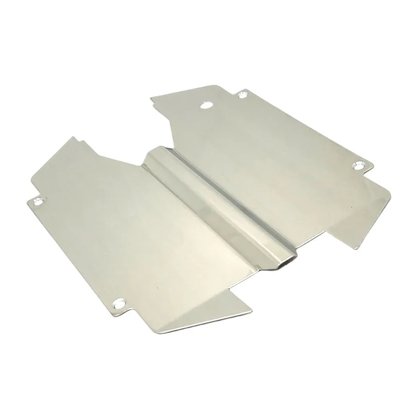 MJX Hyper Go 10208 V1 V2 chasis de acero inoxidable armadura Protector placa de deslizamiento 1/10 RC piezas de mejora de coche