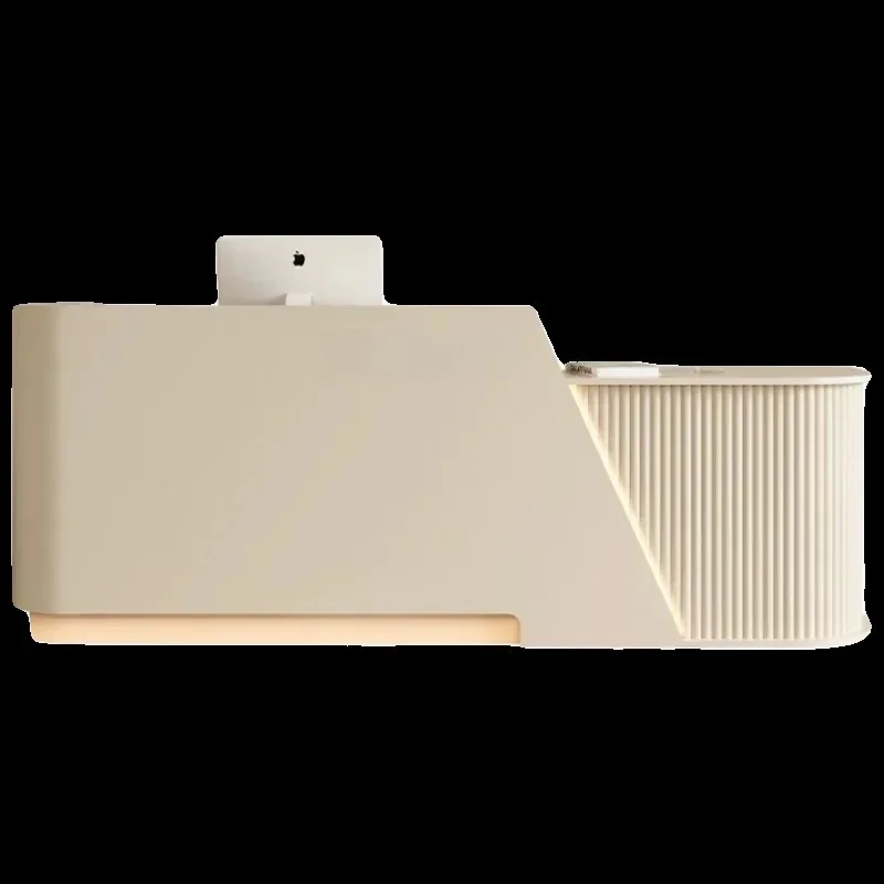 أثاث فاخر مكتب صالون تجميل مكتب الاستقبال طاولة الاستقبال الاستقبال الجمالية سبا مكتب الاستقبال التخزين الحديث