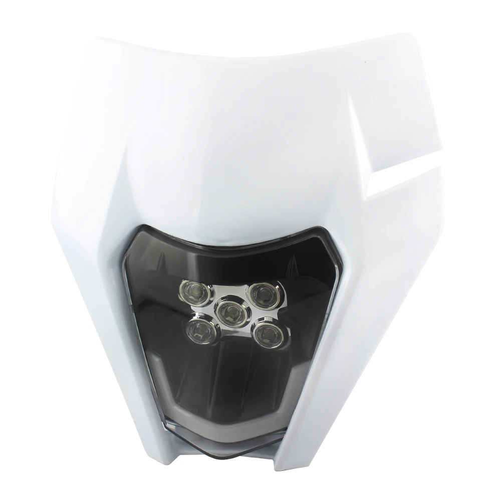 Fotografia 6: Farol de led para motocicleta, farol para ktm exc excf sx sxf xc xcf xcw xcfw 125 150 250 300 350 450 530 motocross enduro sujeira