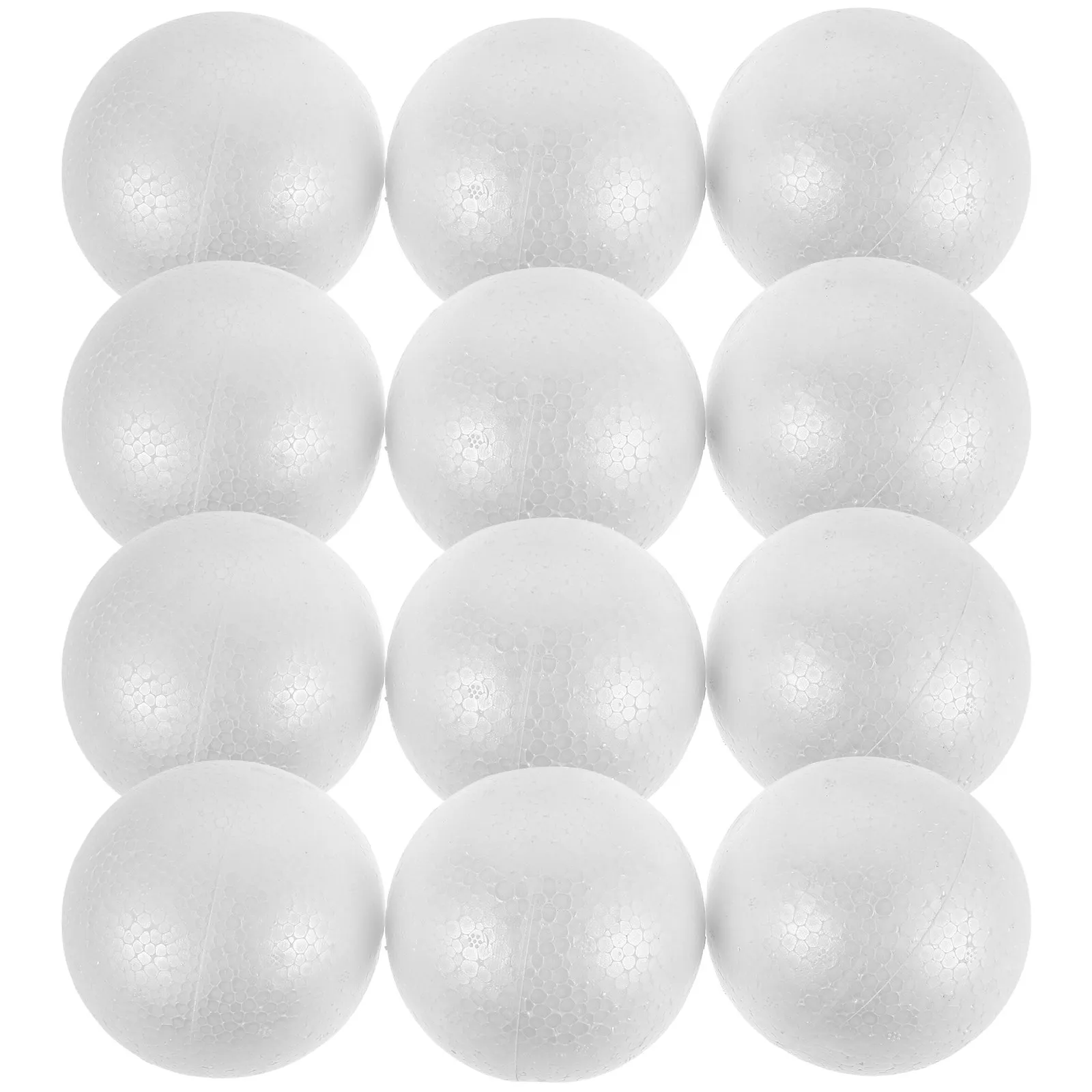 12Pcs Floral Arrangement Foam Balls White 8Cm Polystyrene Solid Sphere Wedding Table Centerpiece Craft Supplies DIY Decorations view 5