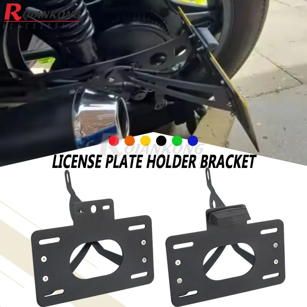 

Motorcycle Side Fender Eliminator Side Mount License Plate Holder Bracket For Yamaha XV1100 Virago XV 1100 VIRAGO 1100 1986-1996