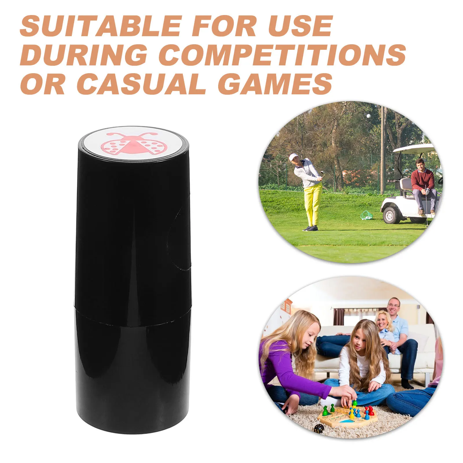 كرة جولف ختم الخنفساء على شكل التحبير الذاتي الختام قابلة لإعادة الاستخدام أداة وضع العلامات لتحديد كرة جولف مخصصة مقاوم للماء