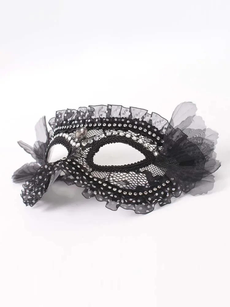 Makeup Dance Mask Half Face Stage Party Lace Mask Halloween Beauty Simple