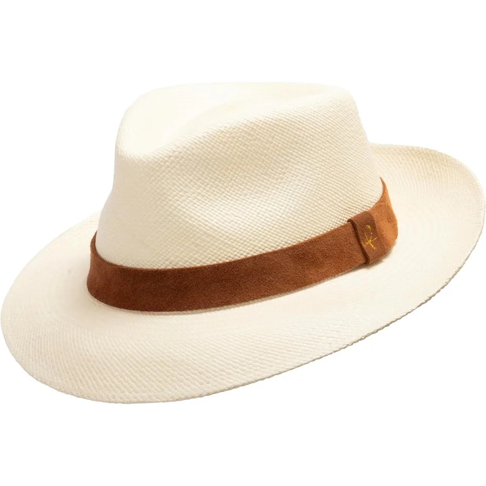 Classic Lightweight Panama Straw Hat, Genuine Retro Style for Comfortable Summer Wear