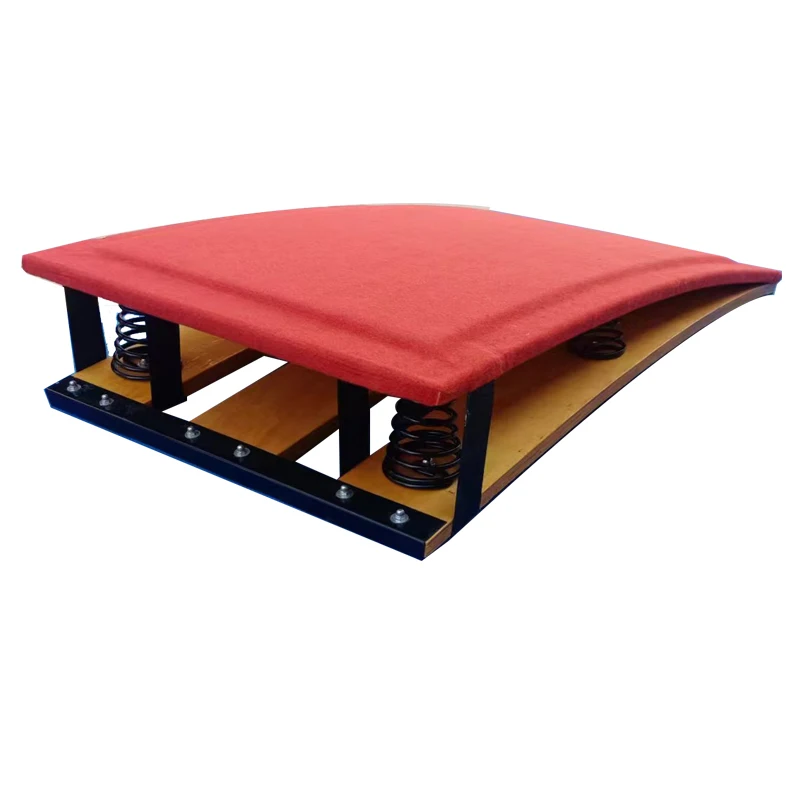

Competition Simple Grey Gymnastic Training Spring Board Gymnastic Club Spring Board Soft Springboard(8 Springs) for Sale
