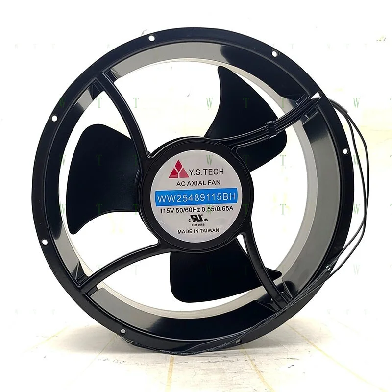 

H 1 pcs Y. S.TECH WW25489115BH 115V 50/60Hz 25489 AC Fan Cooling Fan