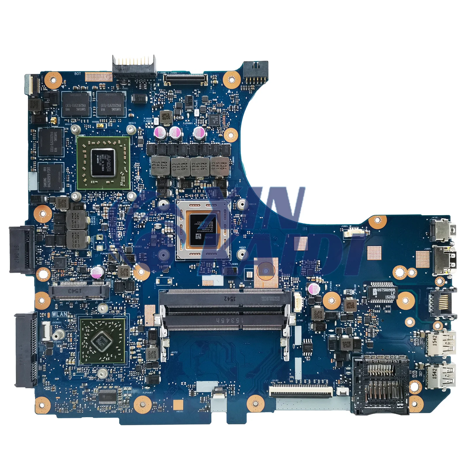 Notebook Moederbord Voor ASUS N551Z N551ZU N551ZU Laptop Moederbord Met A10-7400P FX-7600P CPU V2G GPU 100% Getest OK