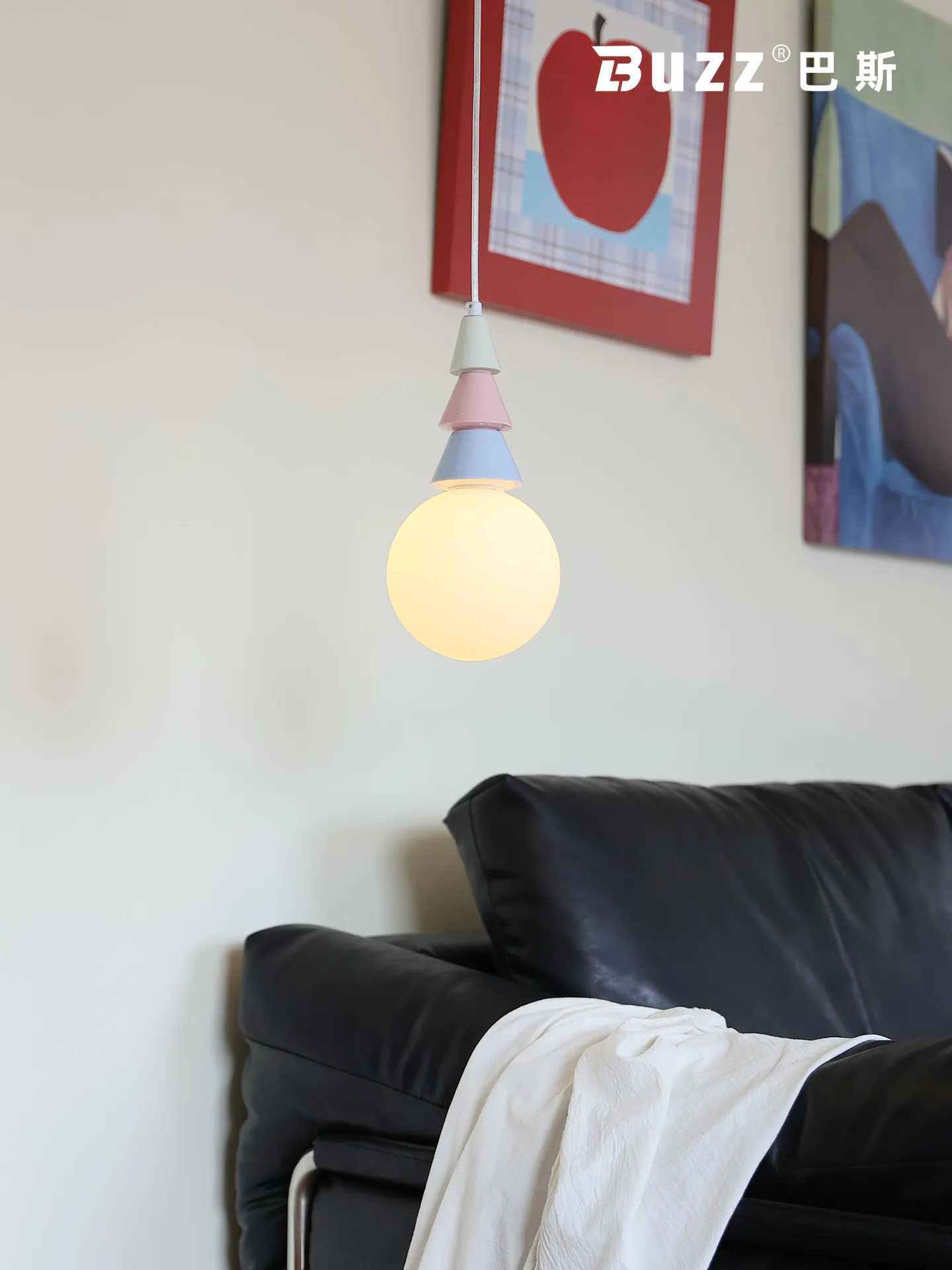 

Керамическая подвесная лампа с допамином, французский кремовый стиль, прикроватная лампа для спальни, украшение для защиты глаз, подвесной светильник с волшебными бобами